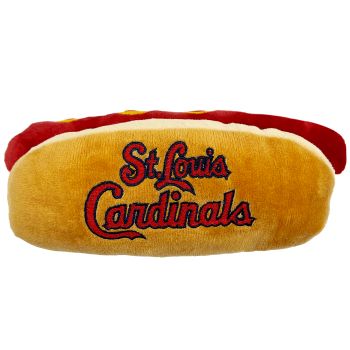 St. Louis Cardinals- Plush Hot Dog Toy